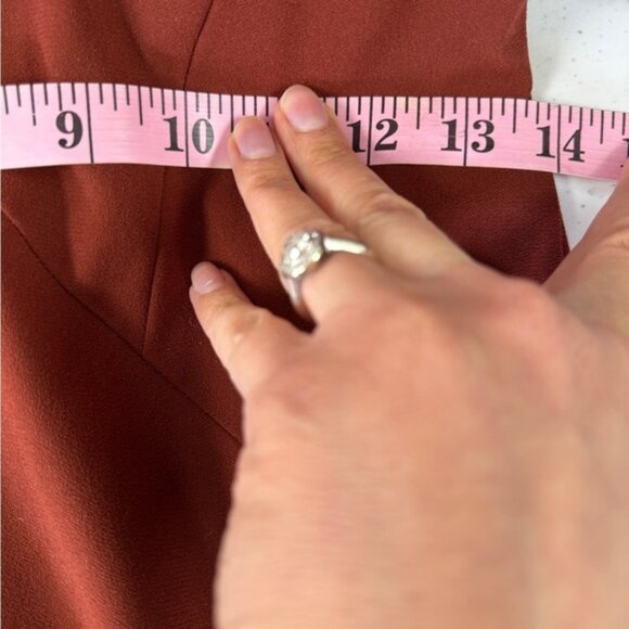 Zac Posen Terracotta Orange Sleeveless Mermaid Gown Dress New with $1,290 tags - Picture 12 of 15